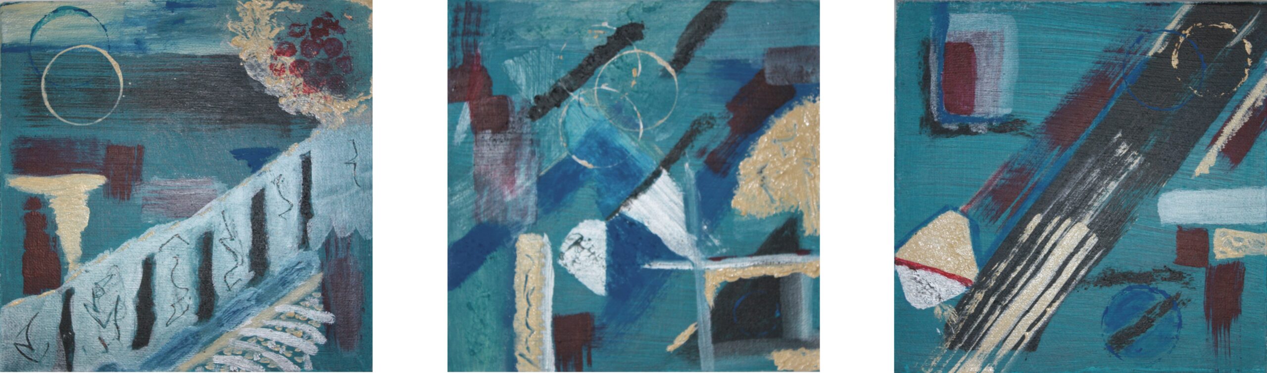 On the Beach - abstract paintings