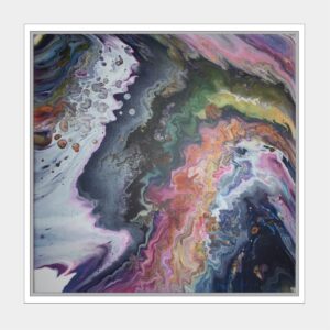 flora and fauna original abstract painting