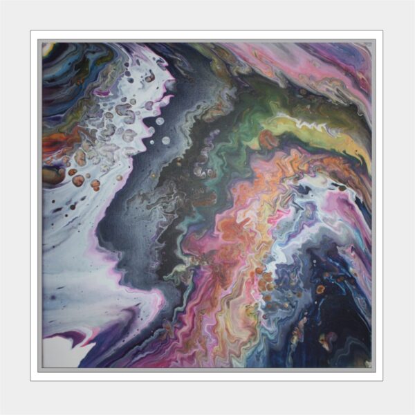 flora and fauna original abstract painting