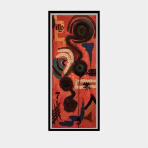 Quite a Spectacle - No 7233 original acrylic painting