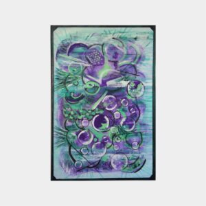 thistle do original abstract acrylic painting